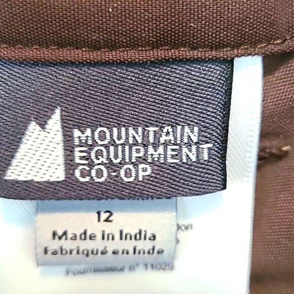 Mountain Equipment Co-op Brown  Capris,  Size 12 - Picture 6 of 7